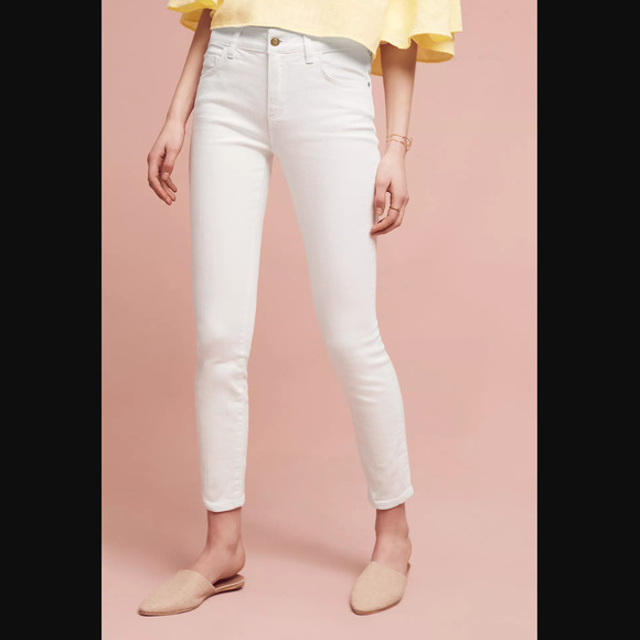 NWT Pilcro Script High-Rise White Skinny Jeans - 30 Waist - Picture 3 of 8